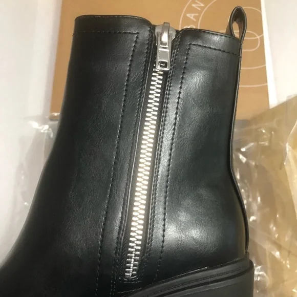 NWT Urban Outfitters Zip-Up boot black (9) - Picture 13 of 15